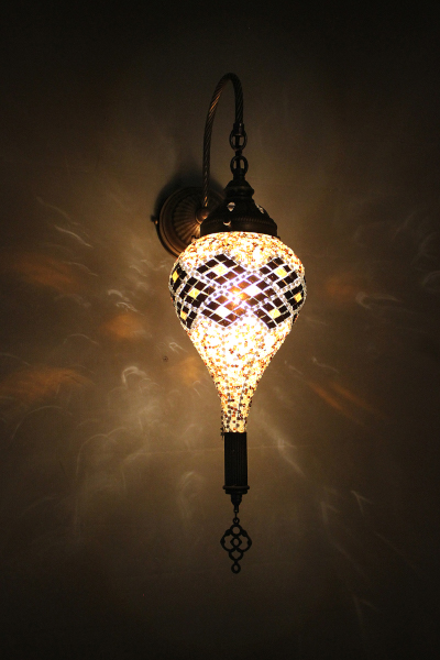 Bullet Glass Antique Mosaic Wall Lamp